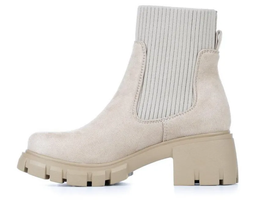 Soda Dress|Chelsea>Women's Zordy Heeled Chelsea Boots