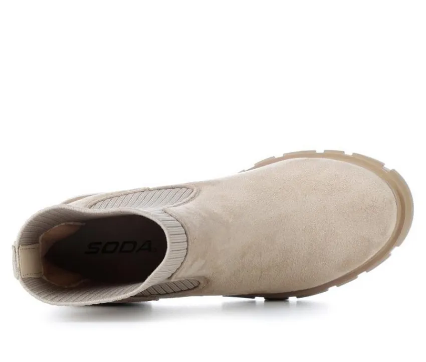 Soda Dress|Chelsea>Women's Zordy Heeled Chelsea Boots