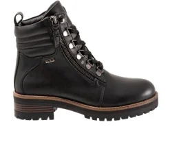 Women's Everett Lace Up Combat Boots|Softwalk Best