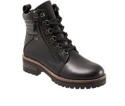 Women's Everett Lace Up Combat Boots|Softwalk Best