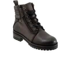Women's Everett Lace Up Combat Boots|Softwalk Discount