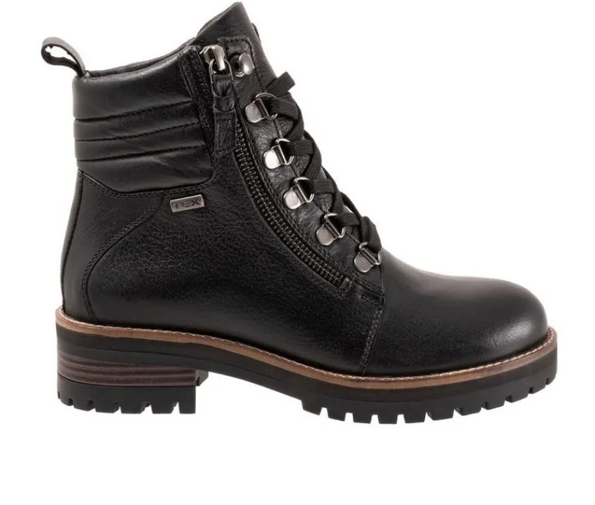 Women's Everett Lace Up Combat Boots|Softwalk Sale