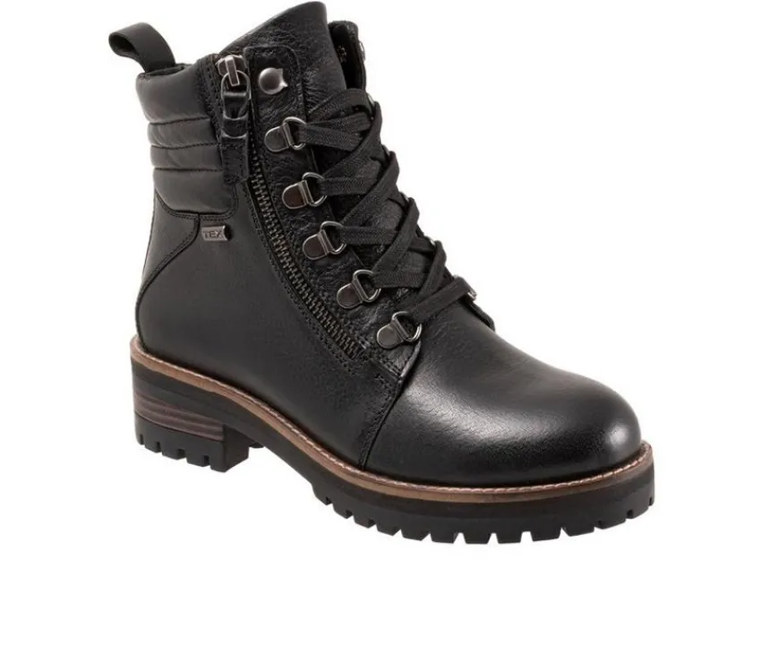 Women's Everett Lace Up Combat Boots|Softwalk Sale