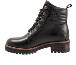 Women's Everett Lace Up Combat Boots|Softwalk Sale