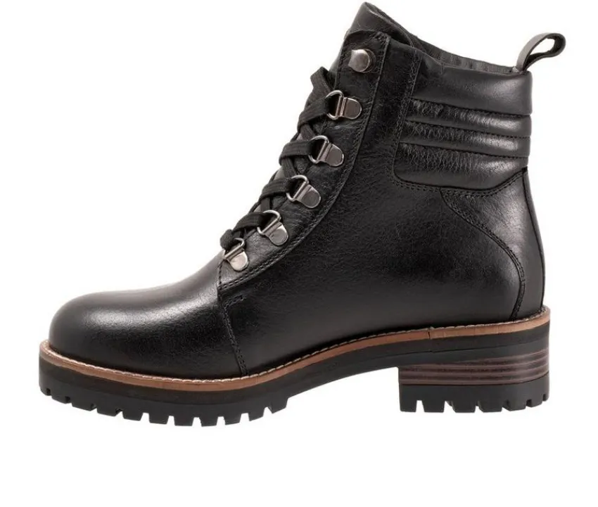 Women's Everett Lace Up Combat Boots|Softwalk Sale