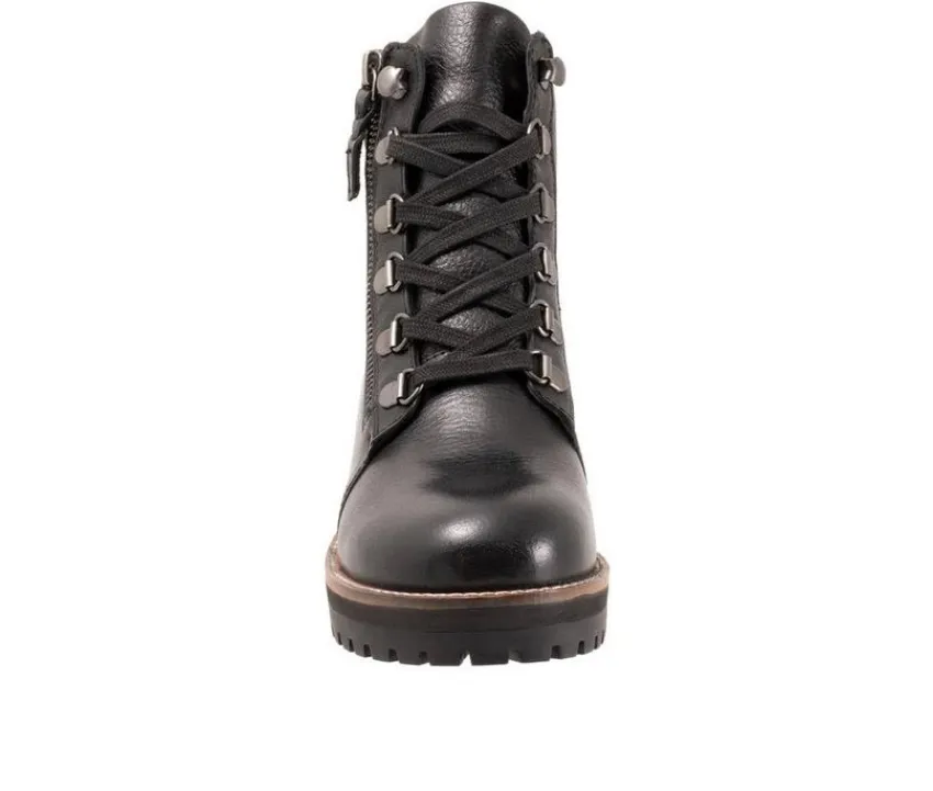 Women's Everett Lace Up Combat Boots|Softwalk Sale
