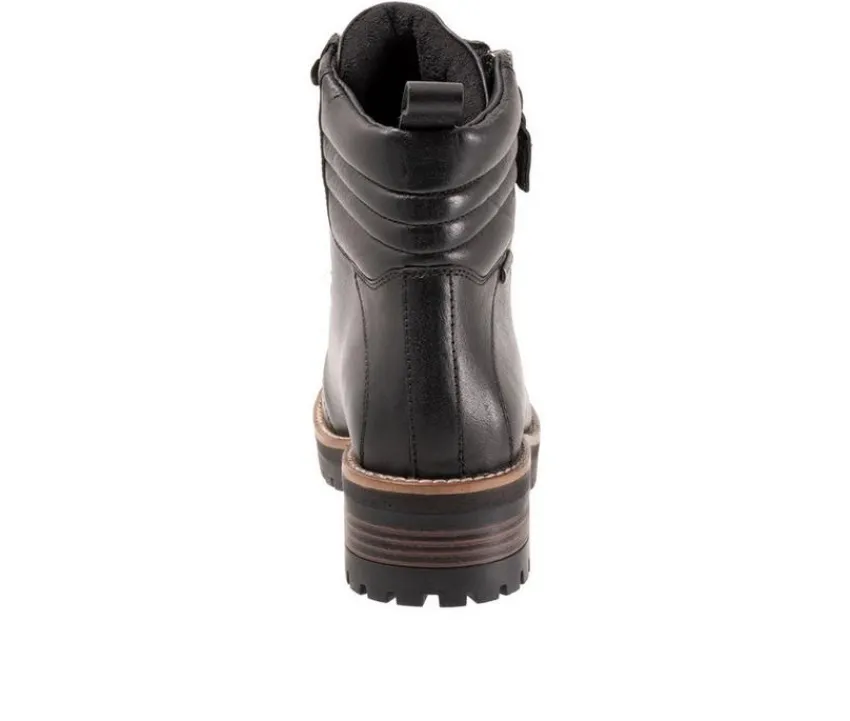 Women's Everett Lace Up Combat Boots|Softwalk Sale