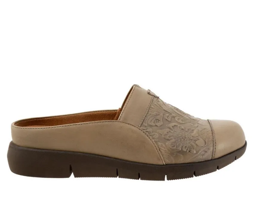 Women's San Marcos Tooling Mules|Softwalk Outlet