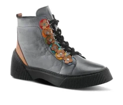 Women's Yeba Lace Up Booties|SPRING STEP Best