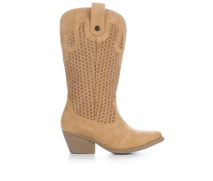 Sugar Cowboy & Western>Women's Tammy Perf Mid-Calf Western Boots