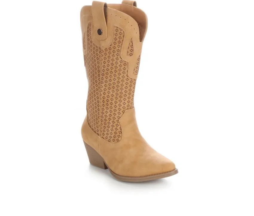 Sugar Cowboy & Western>Women's Tammy Perf Mid-Calf Western Boots