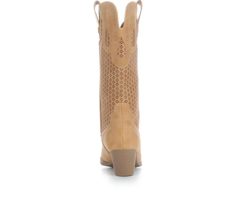 Sugar Cowboy & Western>Women's Tammy Perf Mid-Calf Western Boots
