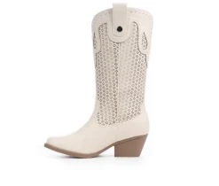 Women's Tammy Perf Mid-Calf Western Boots|Sugar New