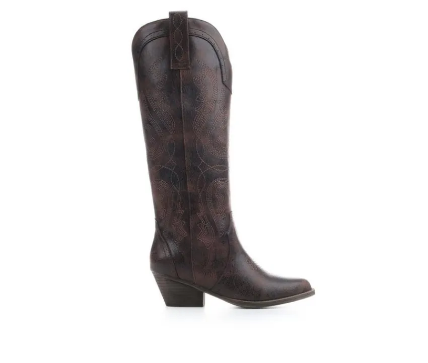 Sugar Tall|Cowboy & Western>Women's Two-Step Knee-High Western Boots