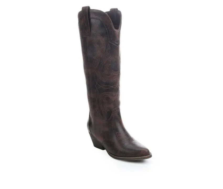 Sugar Tall|Cowboy & Western>Women's Two-Step Knee-High Western Boots