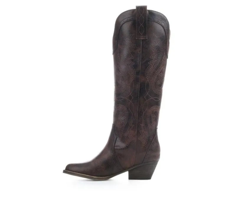 Sugar Tall|Cowboy & Western>Women's Two-Step Knee-High Western Boots