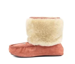 Women's Navajo Moccasin Slipper Booties|Superlamb Clearance