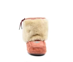 Women's Navajo Moccasin Slipper Booties|Superlamb Clearance