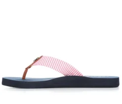 Women's Crinle Flip-Flops|Tommy Hilfiger Outlet