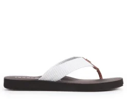 Women's Crinle Flip-Flops|Tommy Hilfiger Clearance