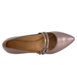 Women's Emerald Mary Jane Flats|Trotters Online