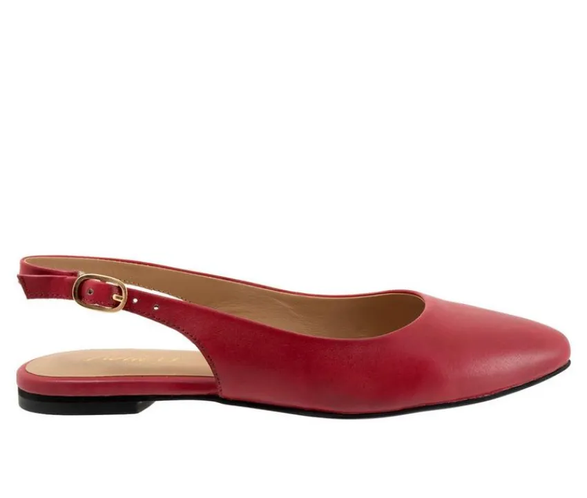 Trotters Flats>Women's Evelyn Slingback Flats