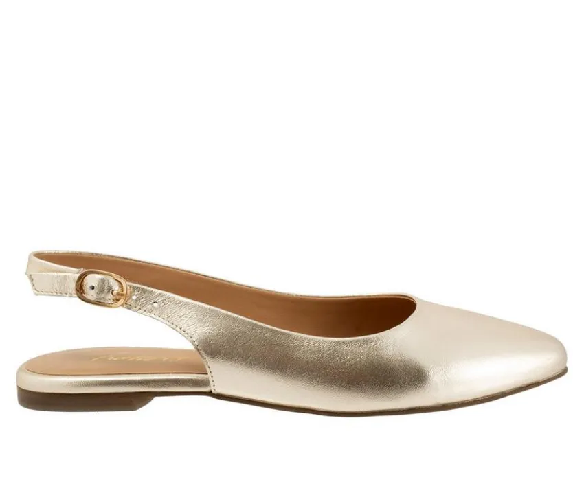 Women's Evelyn Slingback Flats|Trotters Hot