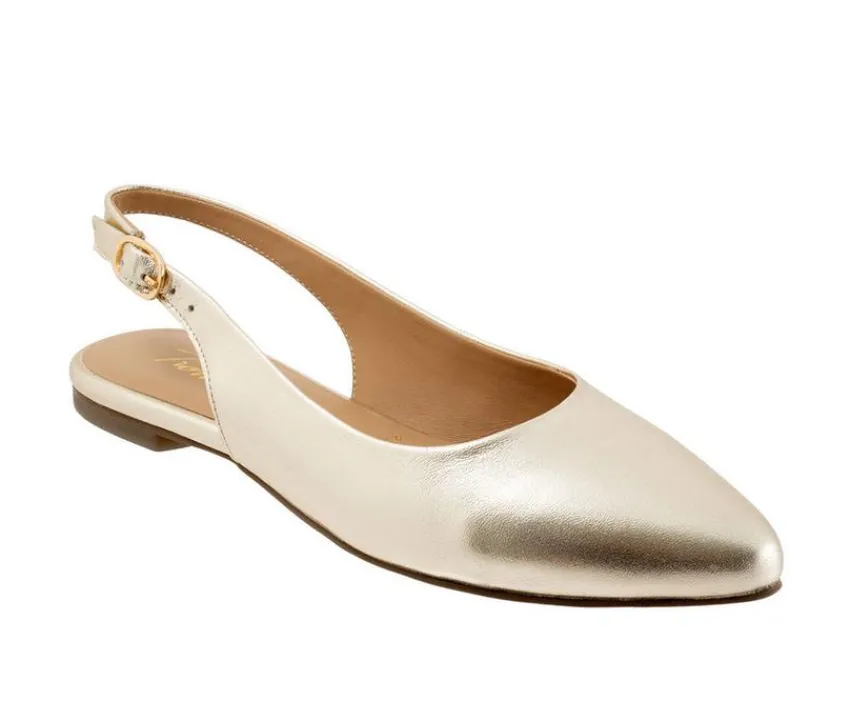 Women's Evelyn Slingback Flats|Trotters Hot