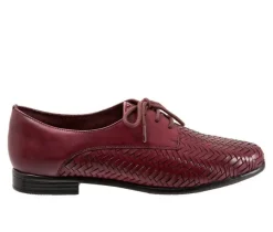 Trotters Loafers & Oxfords>Women's Lizzie Herringbone Oxfords