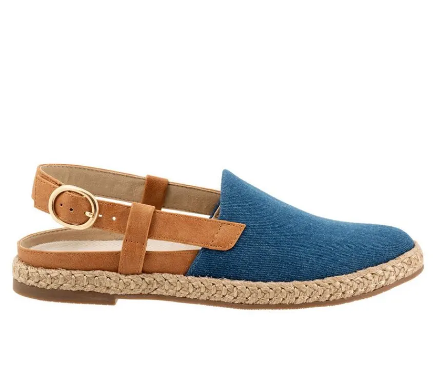 Trotters Loafers & Oxfords>Women's Paisley Espadrille Slingback Loafers
