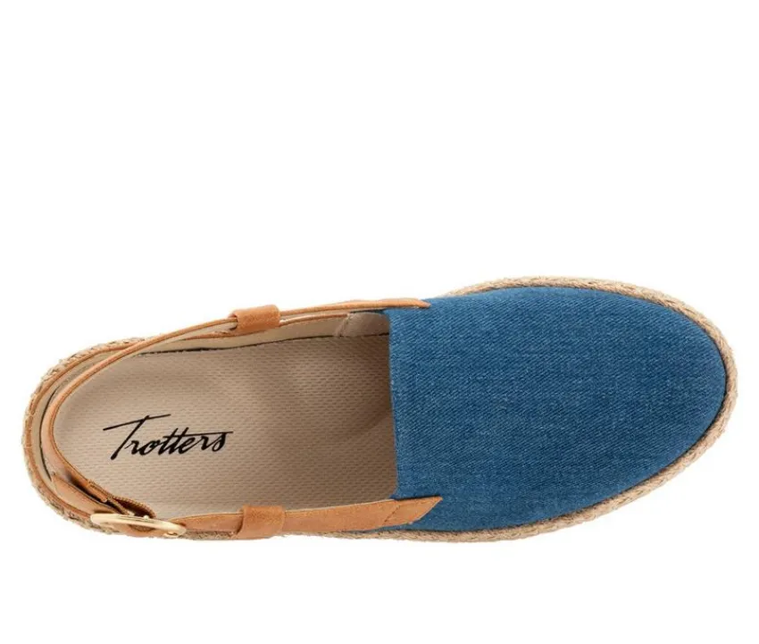 Trotters Loafers & Oxfords>Women's Paisley Espadrille Slingback Loafers