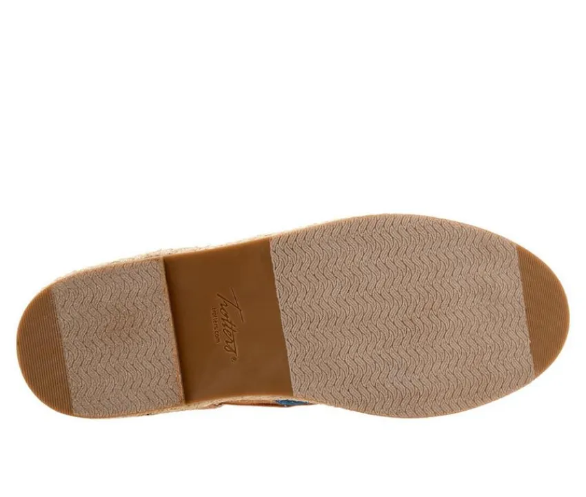 Trotters Loafers & Oxfords>Women's Paisley Espadrille Slingback Loafers