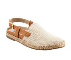 Women's Paisley Espadrille Slingback Loafers|Trotters Discount