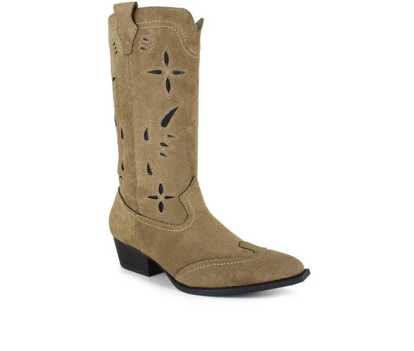Women's Ora Western Boots|Unionbay Discount