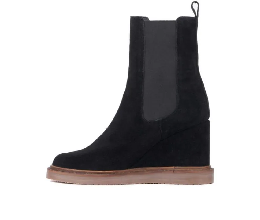 Vintage Foundry Co Dress|Chelsea>Women's Elizabeth Wedge Chelsea Booties