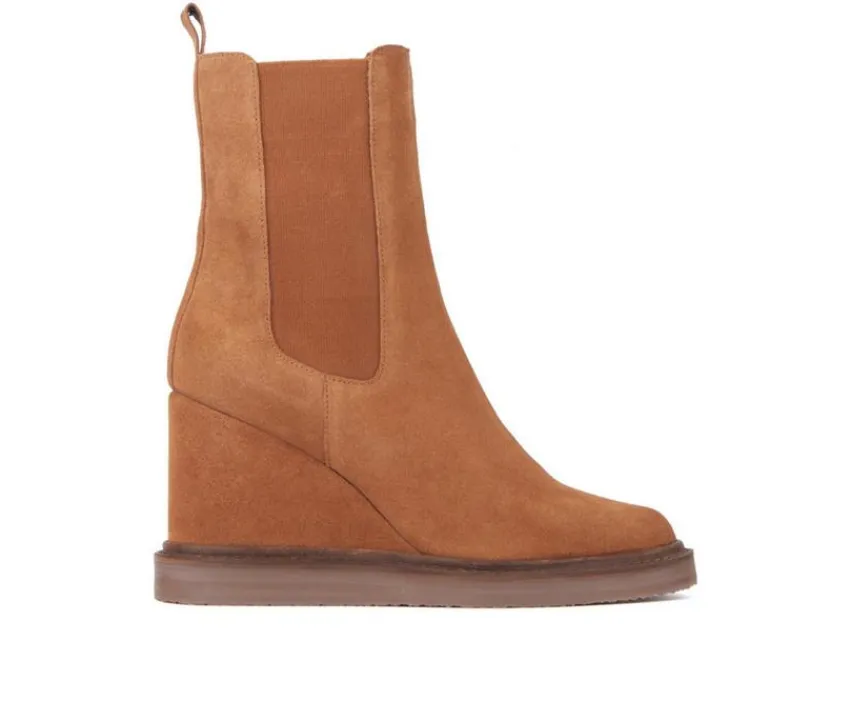 Women's Elizabeth Wedge Chelsea Booties|Vintage Foundry Co Discount