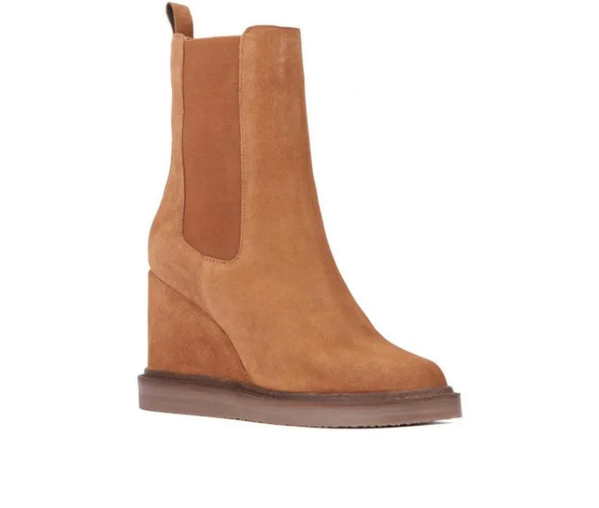 Women's Elizabeth Wedge Chelsea Booties|Vintage Foundry Co Discount