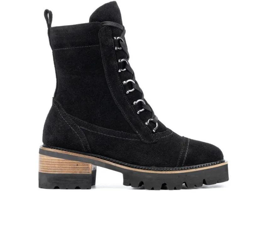 Women's Eleonora Combat Booties|Vintage Foundry Co Outlet