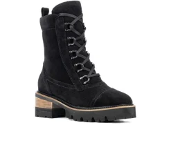 Women's Eleonora Combat Booties|Vintage Foundry Co Outlet