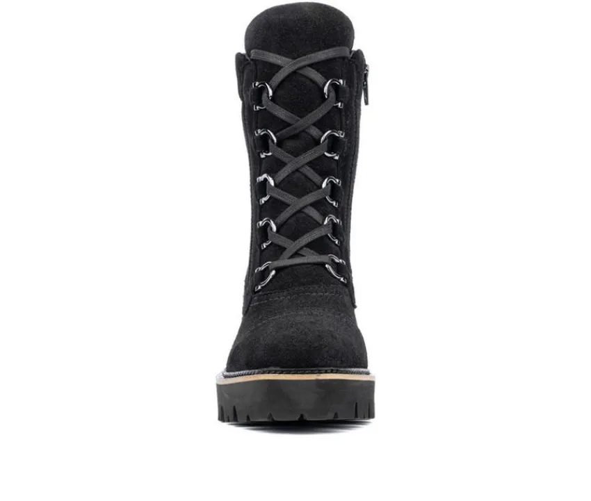 Women's Eleonora Combat Booties|Vintage Foundry Co Outlet