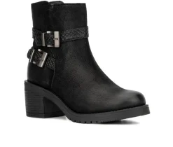 Women's Madison Heeled Booties|Vintage Foundry Co Online