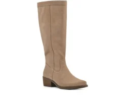 White Mountain Wide Calf|Tall>Women's Altitude Wide Calf Knee High Boots