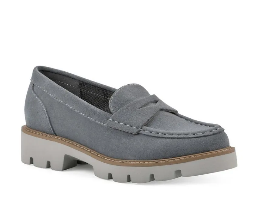 Women's Gunner Chunky Loafers|White Mountain