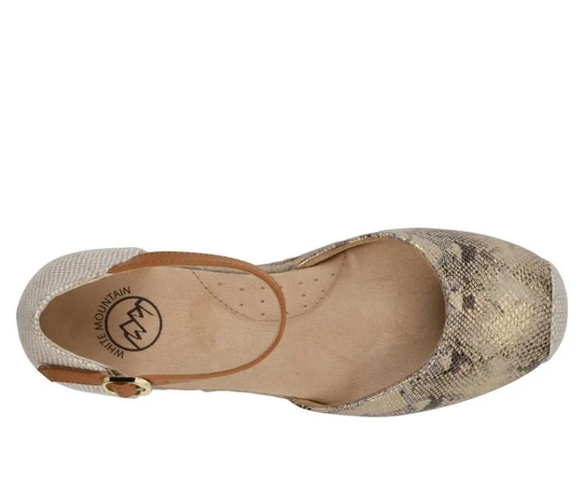 White Mountain Sandals>Women's Maintain Wedge Sandals