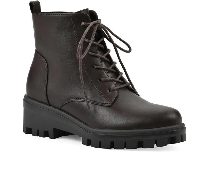 Women's Tappy Combat Boots|White Mountain Online