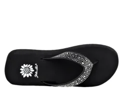 Women's Africa Wedge Flip-Flops|Yellow Box Outlet
