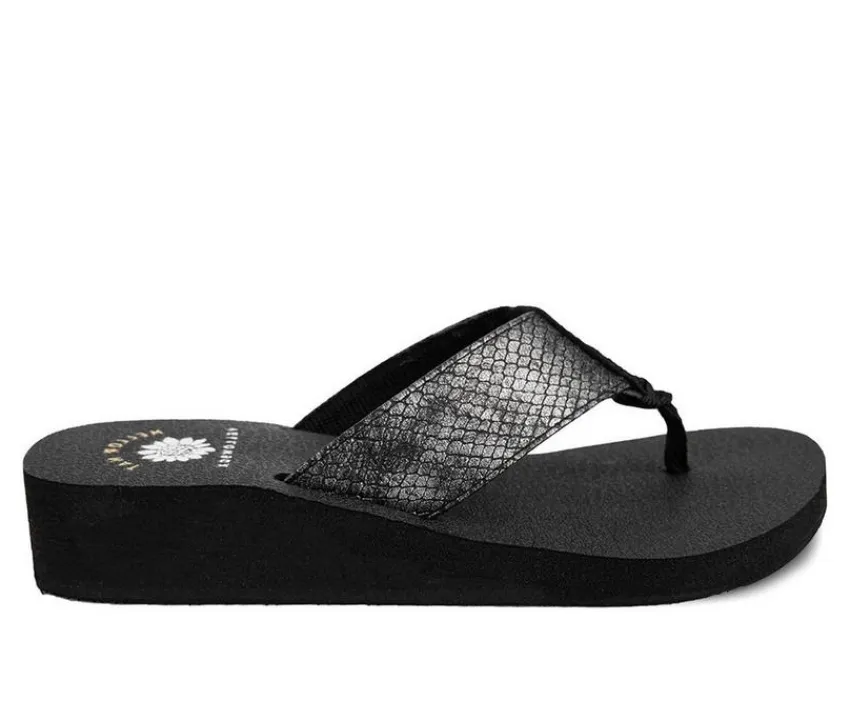 Women's Chellie Wedge Flip-Flops|Yellow Box Outlet