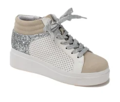 Women's Espaloma High Top Fashion Sneakers|Yellow Box