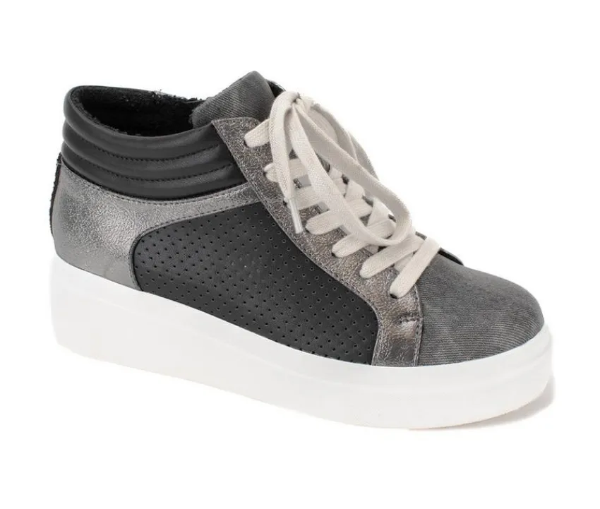 Women's Espaloma High Top Fashion Sneakers|Yellow Box Outlet