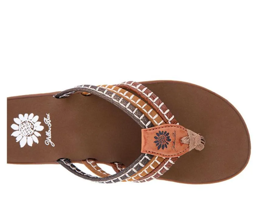 Women's Fitzen Flip-Flops|Yellow Box Best